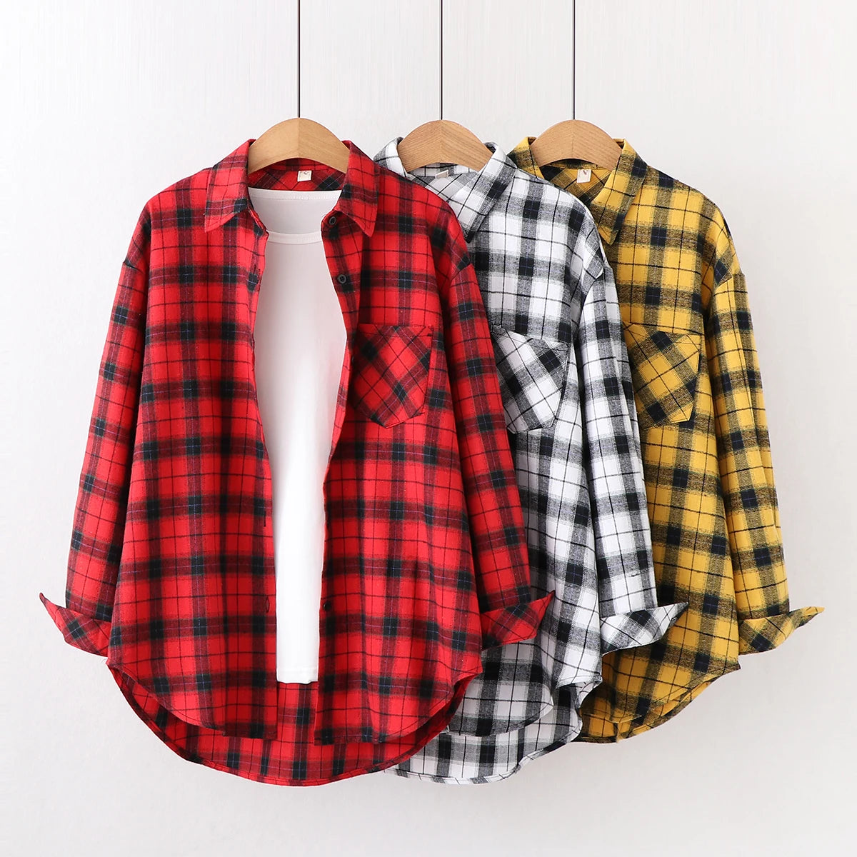 Freya | Kvinne Fresh Flannel Rutete Skjorte